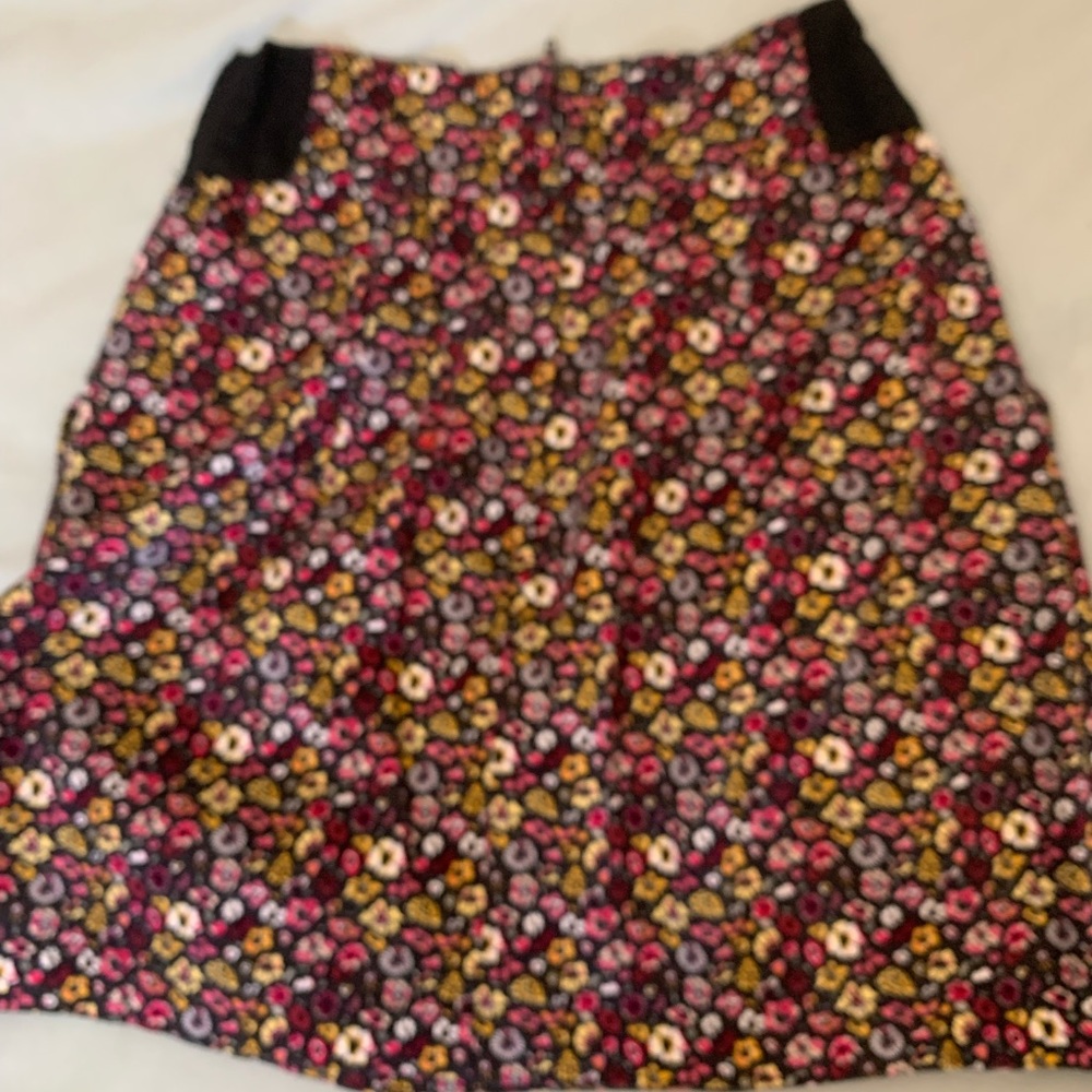 H&M Floral High-Waist Mini Skirt